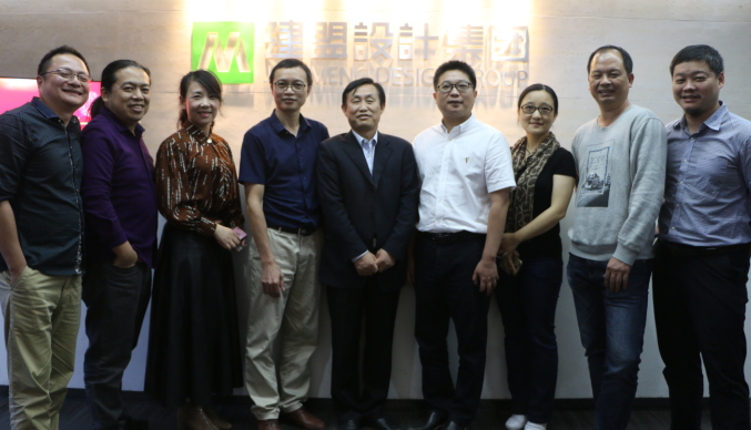 华侨大学黄安民西席一行莅临1277星际电子考察指导